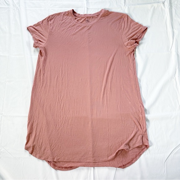 Stars Above Beautifully Soft Short Sleeve Dress - Pink XXL - Picture 2 of 10